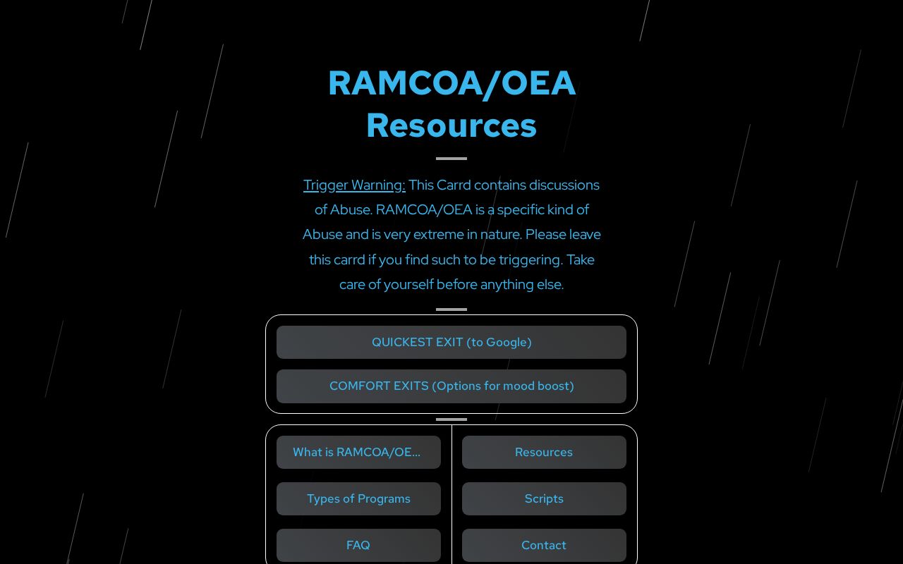Ramca RAMCOA/OEA Resources